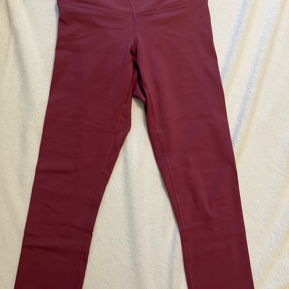 Yogalicious Pink Leggings Stretchy Athletic Wear